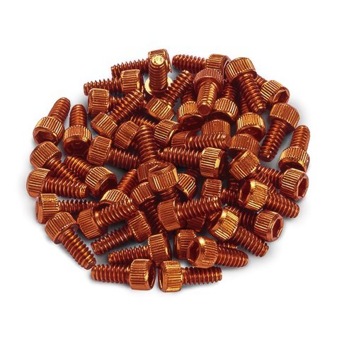 Reverse Pedal Pin - Aluminium - US Size (ANSI 6-32) - Orange - AUSLAUFARTIKEL