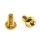 Titan Schraube M6 x 20mm - Torx T25 Linsenkopf ISO 7380 - Gold nitriert