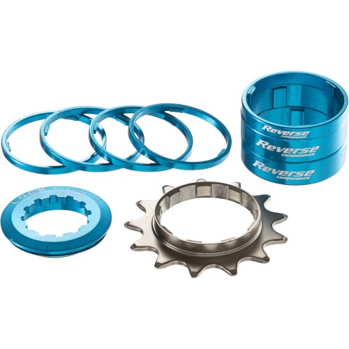 Reverse Singlespeed-Kit - für Naben mit herkömmlichem Freilaufkörper - Hellblau