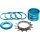 Reverse Singlespeed-Kit - für Naben mit herkömmlichem Freilaufkörper - Hellblau