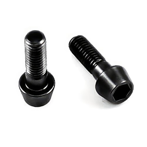 Titan Schraube M5 x 15mm - Innensechskant konischer Kopf - Schwarz