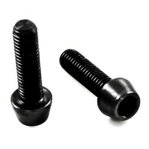 Titan Schraube M5 x 18mm - Innensechskant konischer Kopf - Schwarz