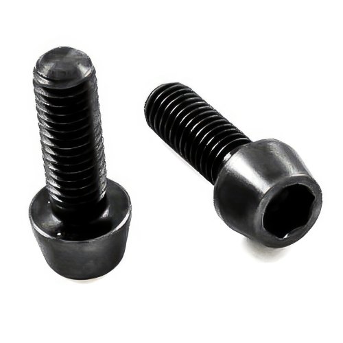 Titan Schraube M6 x 20mm - Innensechskant konischer Kopf - Schwarz