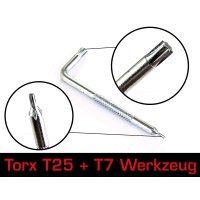 Entlüftungsset Basic für Magura® Scheiben- und Felgenbremsen (auch EBT) - Mit Torx T7 / T25