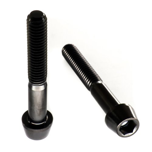Titan Schraube M6 x 40mm - Innensechskant konischer Kopf - Schwarz