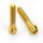 Titan Schraube M6 x 30mm - Innensechskant konischer Kopf - Gold nitriert