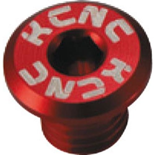 KCNC - Abdeckschraube für Canti-Aufnahme - M10 - Rot - 1 Paar