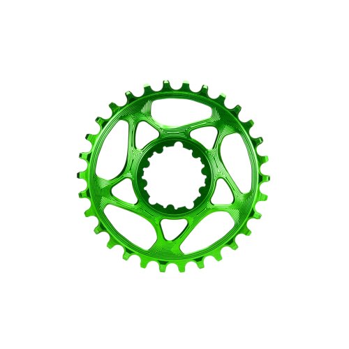 absoluteBLACK - Rundes Kettenblatt - für SRAM Direct Mount Kurbel - 36 Zähne - Giftgrün - 77 g - AUSLAUFARTIKEL