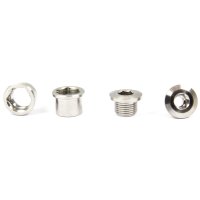 TB Kettenblatt-Schraube + Mutter - Titan Schwarz - Lang (8,5 mm)