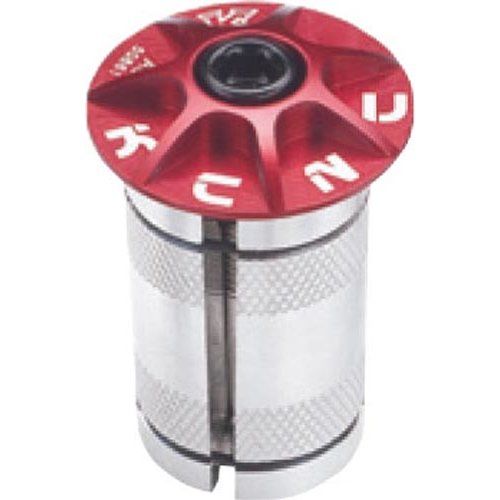 KCNC Expander mit Aheadkappe - 1 1/8" - für Alu / Carbon-Schäfte - Rot - 37g
