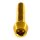 Aluminium - Schrauben - Innensechskant konischer Kopf - Gold - M6 x 35 mm - Made in Germany - 3 g
