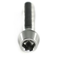 Aluminium - Schrauben - Innensechskant konischer Kopf - Silber - M6 x 15 mm - Made in Germany - 1,7 g