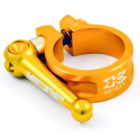 KCNC SC10 - MTB Sattelklemme mit Schnellspanner - 34,9 mm - Gold - ab 23,5 g