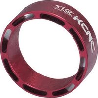 KCNC Spacer Alu 1 1/8 &quot; hohl - Rot - 2 mm