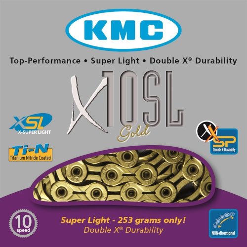KMC Kette X-10-SL - Gold - 241 g pro 114 Glieder - 10-fach