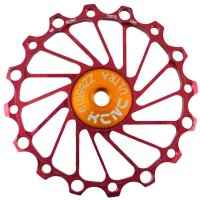 KCNC Alu Schaltröllchen - Narrow Wide - Gold - Stahlkugellager - 14 Zähne