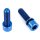 Titan Schraube M5 x 18mm - Innensechskant schmaler Zylinderkopf mit Unterlegscheibe - für Vorbau - Blau
