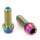 Titan Schraube M6 x 15 mm - Innensechskant konischer Kopf - Bunt / Rainbow