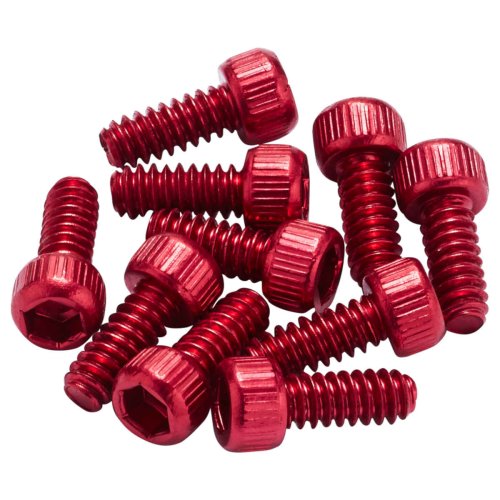 Reverse Pedal Pins für Escape Pro + Black One - 10 Stk. - Rot - Aluminium