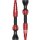 Lezyne Tubeless Ventil CNC - Rot - 44 mm