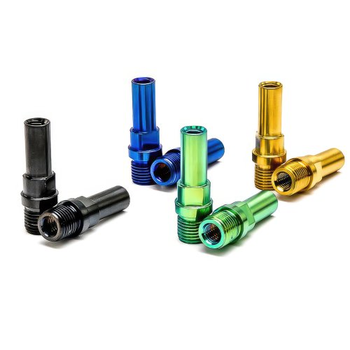 Cantisockel (2 Stk.) - M10x1,00 - Titan Grade 5 - Gold - 11,2 g