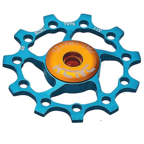 KCNC Alu Schaltröllchen 13 Zähne - mit Keramiklager - Blau - 1 Stk. - 10 g