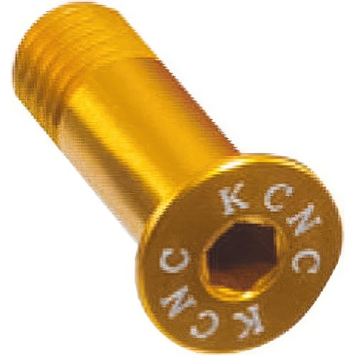 KCNC Alu 1 Paar Schaltröllchen-Schrauben Gold - 0,9g