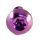 Titan Schraube M5 x 15mm - Torx T25 Linsenkopf ISO 7380 - Violett - für Bremsscheibe