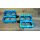 Reverse Escape Pedal - Plattform Aluminium - MTB - Hellblau - 406 g / Paar - RETOURE