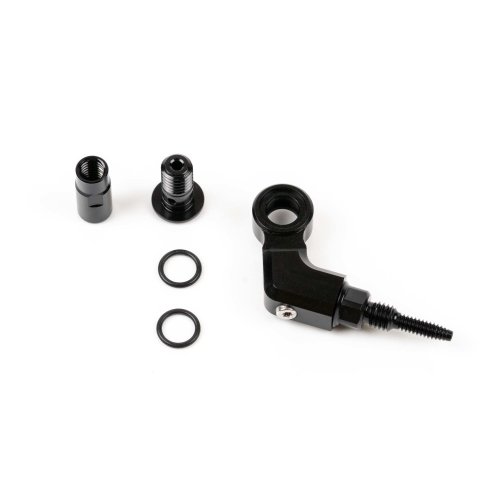 Trickstuff Winkelanschluss - zur Montage der Bremsleitung an Trickstuff Piccola Bremsen - Schwarz