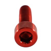 Aluminium - Schrauben - DIN 912 - Made in Germany - Zylinderkopf - Innensechskant - M5 x 20 mm - Rot - 1,6 g