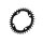 Garbaruk Kettenblatt LK 104 mm - Narrow Wide - 1-Fach - Rund - 42 Zähne - Schwarz