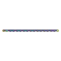 Gewachste SRAM Kette PC RED AXS E1 - 12-Fach / 13-Fach - 126 Glieder - Silber