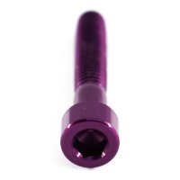 Aluminium - Schrauben - DIN 912 - Made in Germany - Zylinderkopf - Innensechskant - M5 x 15 mm - Violett - 1,2 g