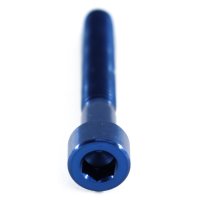 Aluminium - Schrauben - DIN 912 - Made in Germany - Zylinderkopf - Innensechskant - M6 x 10 mm - Blau - 1,4 g