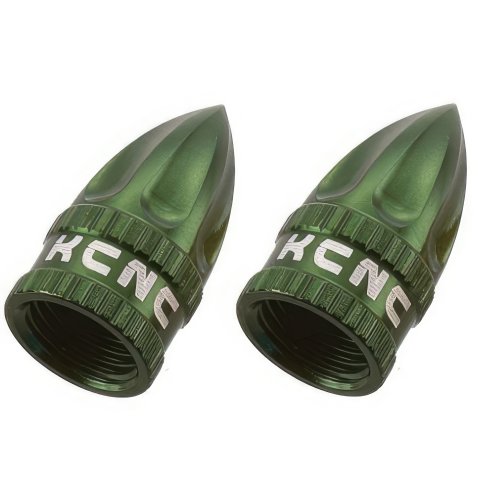 KCNC - Ventilkappen - Französisch (SV) - Grün - 1 Paar - 2 g