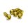Reverse Disc Brake Bolt Set M6 x 18 mm - 4 Stück - Gold - 22 g