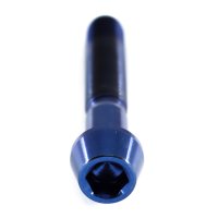 Titan Schraube M5 x 15mm - Innensechskant konischer Kopf - Blau