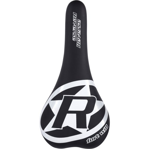 Reverse Fort Will Style Sattel - CrMo-Gestell - 238 g Schwarz / Weiß