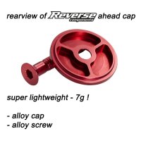 Reverse Ahead Kappe - Aluminium mit Aluschraube - 1 1/8 "  - 7 g - Gold