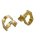 KCNC Kabelhalterclips für Schalt- / Bremshülle - 10 Stück - 3 g - Gold