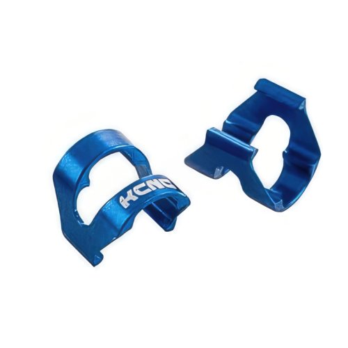 KCNC Kabelhalterclips für Schalt- / Bremshülle - 10 Stück - 3 g - Blau